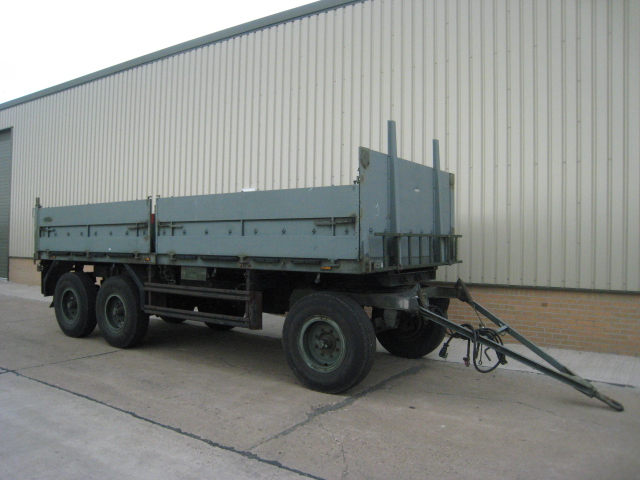 Schmitz tri axle draw bar trailer - ex military vehicles for sale, mod surplus